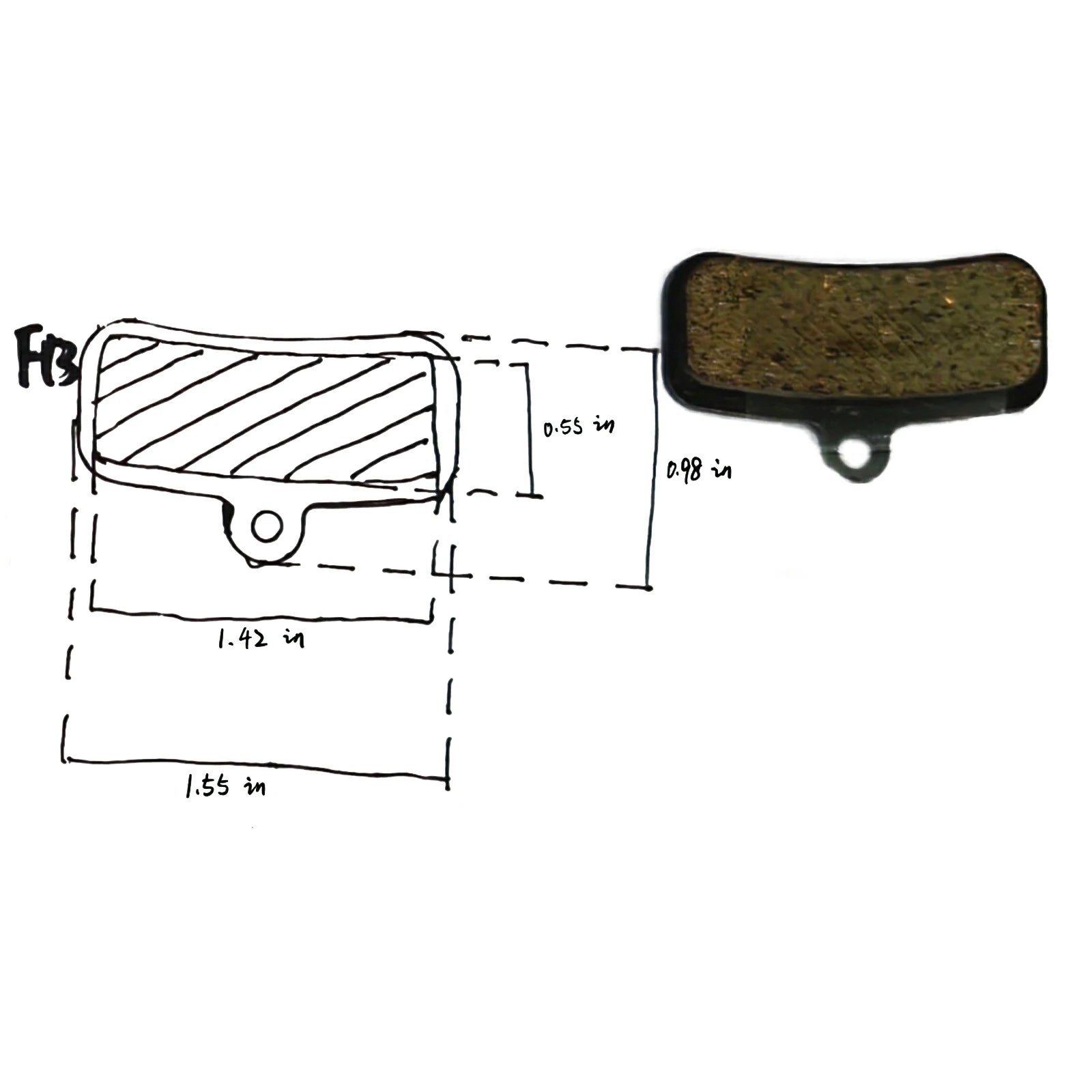 FREEBOY Universal Electric Scooter Brake Pads Collection