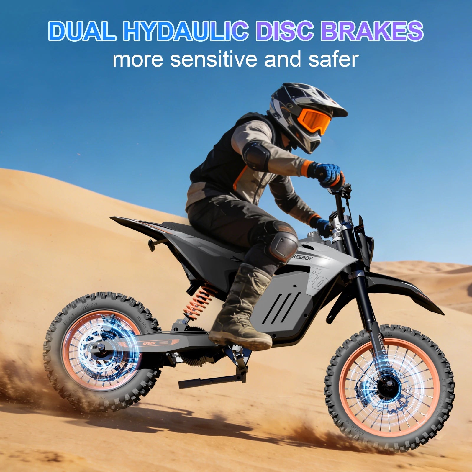 FREEBOY Electric Dirt Bike Y88 for Teens 14+