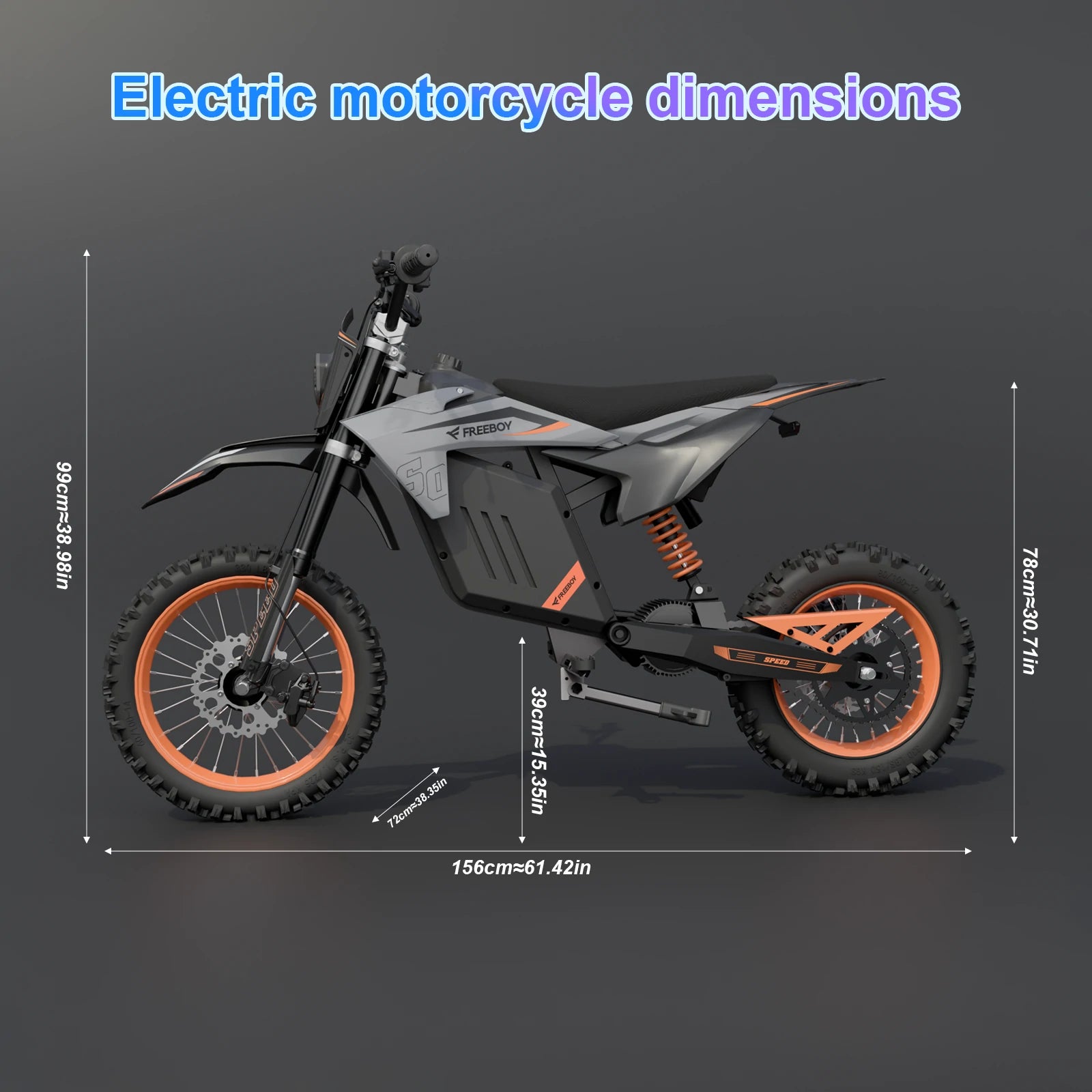 FREEBOY Electric Dirt Bike Y88 for Teens 14+