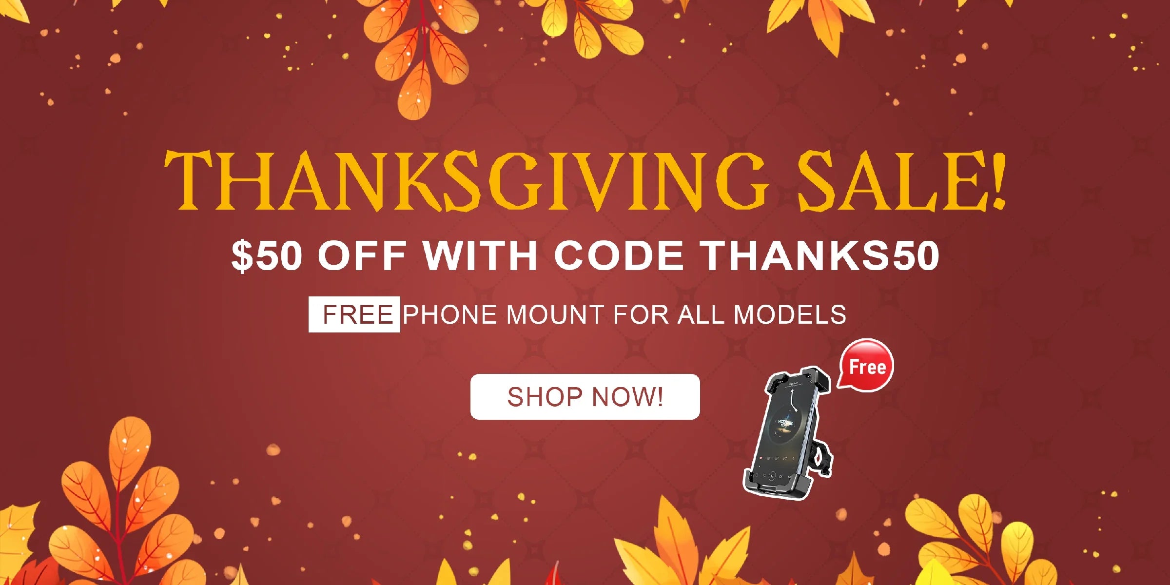 Thanksgiving Special Deals — Huge Savings on Freeboy Scooters!