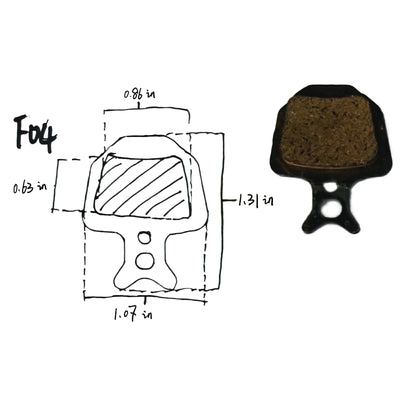 FREEBOY Universal Electric Scooter Brake Pads Collection