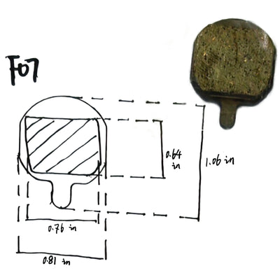 FREEBOY Universal Electric Scooter Brake Pads Collection