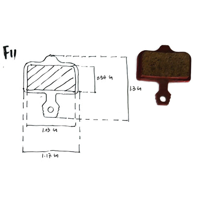 FREEBOY Universal Electric Scooter Brake Pads Collection