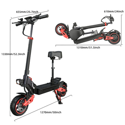 Freeboy J15 MAX Electric Scooter with Seat